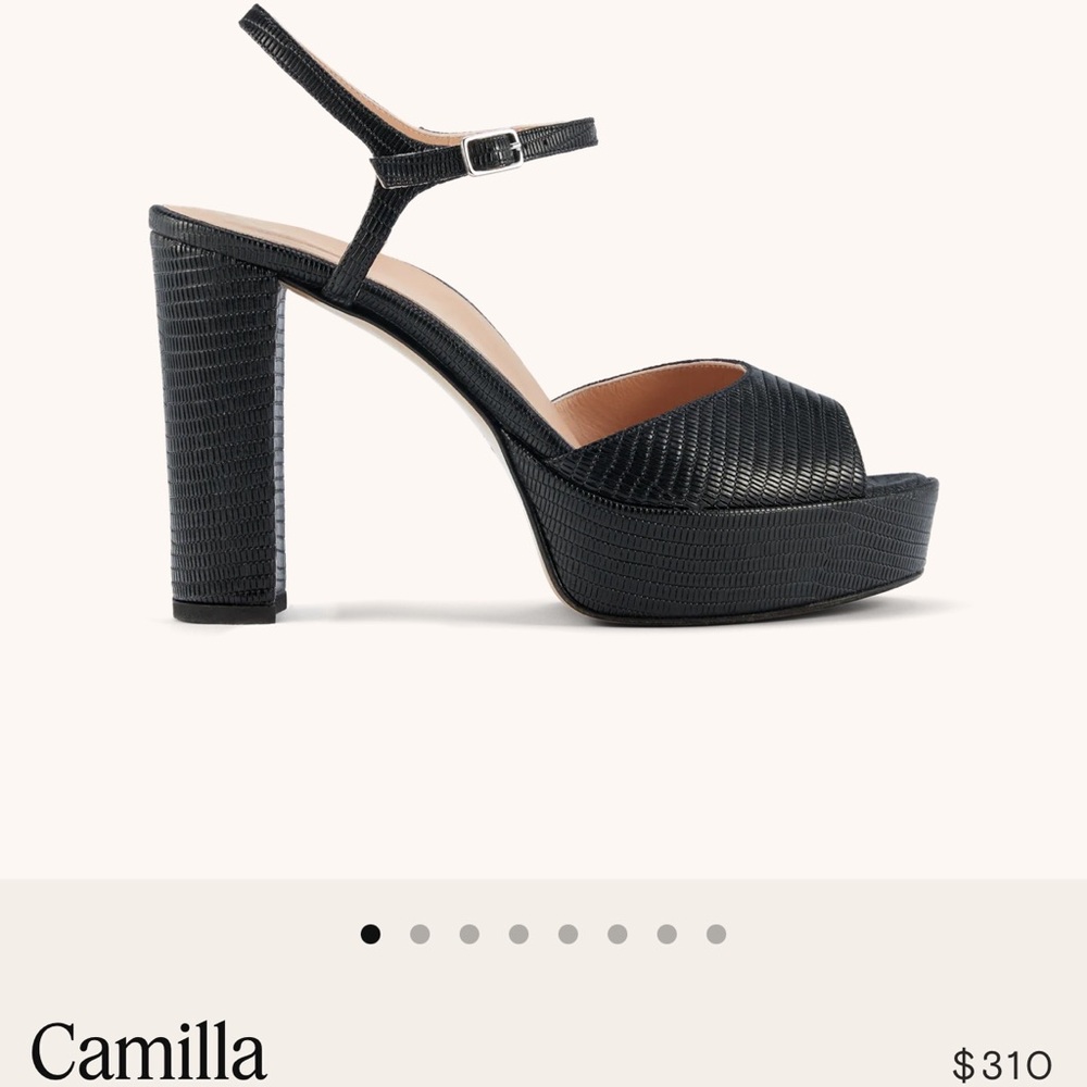 Elegant Black Platform Sandals